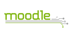 Zu sehen ist das Logo der Lernplattform Moodle