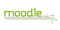 Zu sehen ist das Logo der Lernplattform Moodle